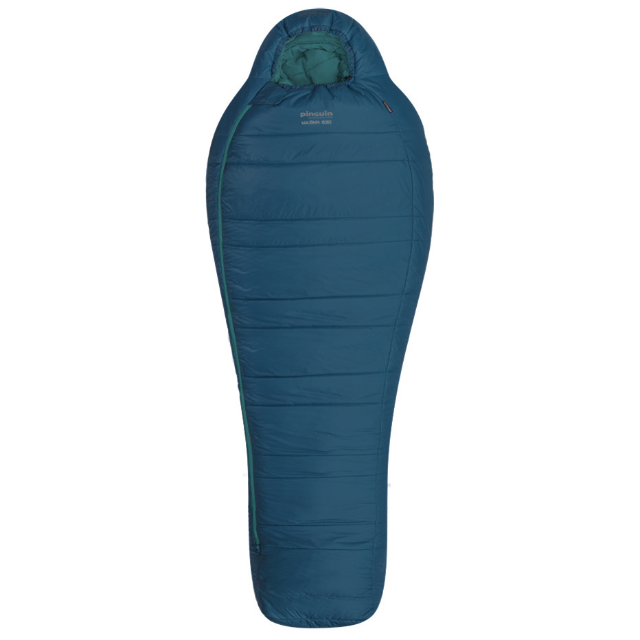 Páperový spacák Pinguin Magma 630 185 cm Zips: ľavý / Farba: modrá