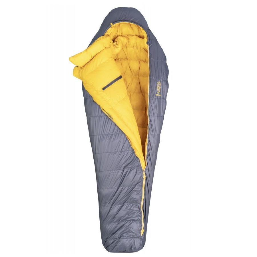 Páperový spacák Patizon DPRO 890 L (186-200 cm) Zips: ľavý / Farba: sivá