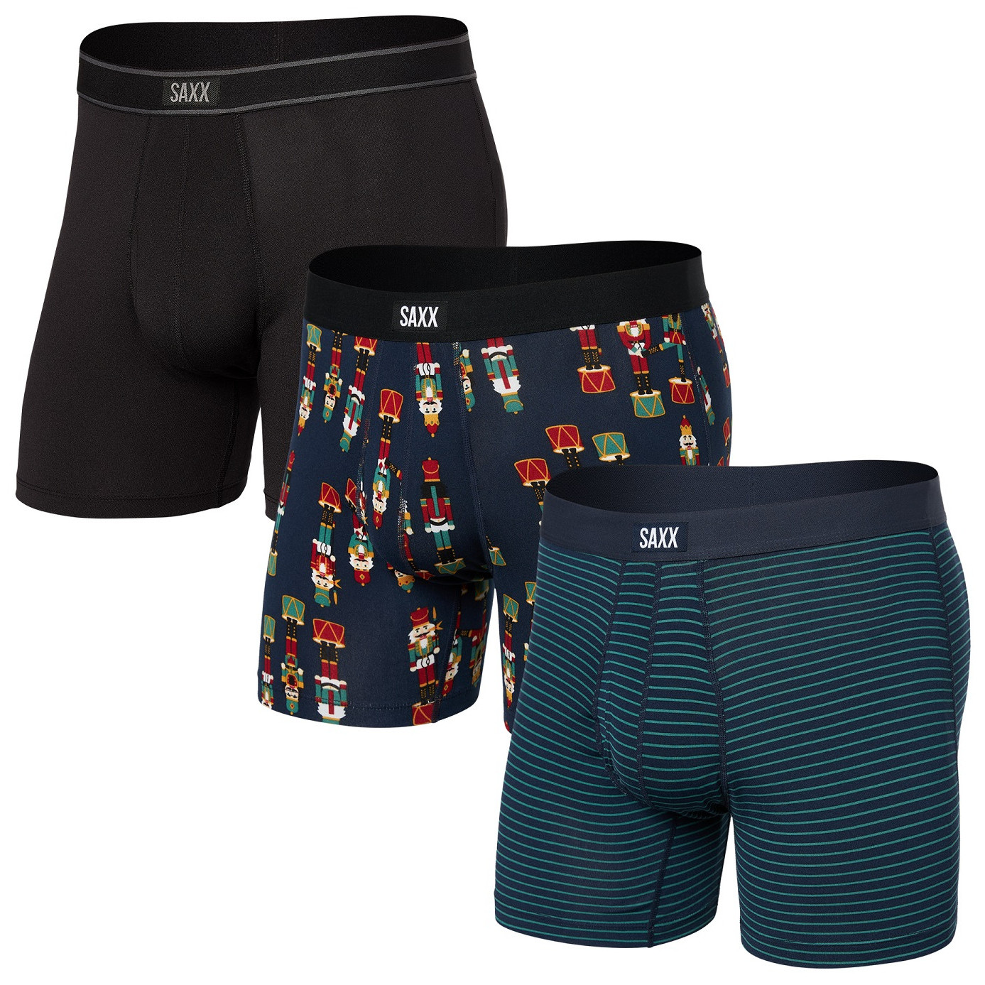 Boxerky Saxx Daytripper Boxer Brief Fly 3Pk Veľkosť: XL / Farba: modrá/čierna