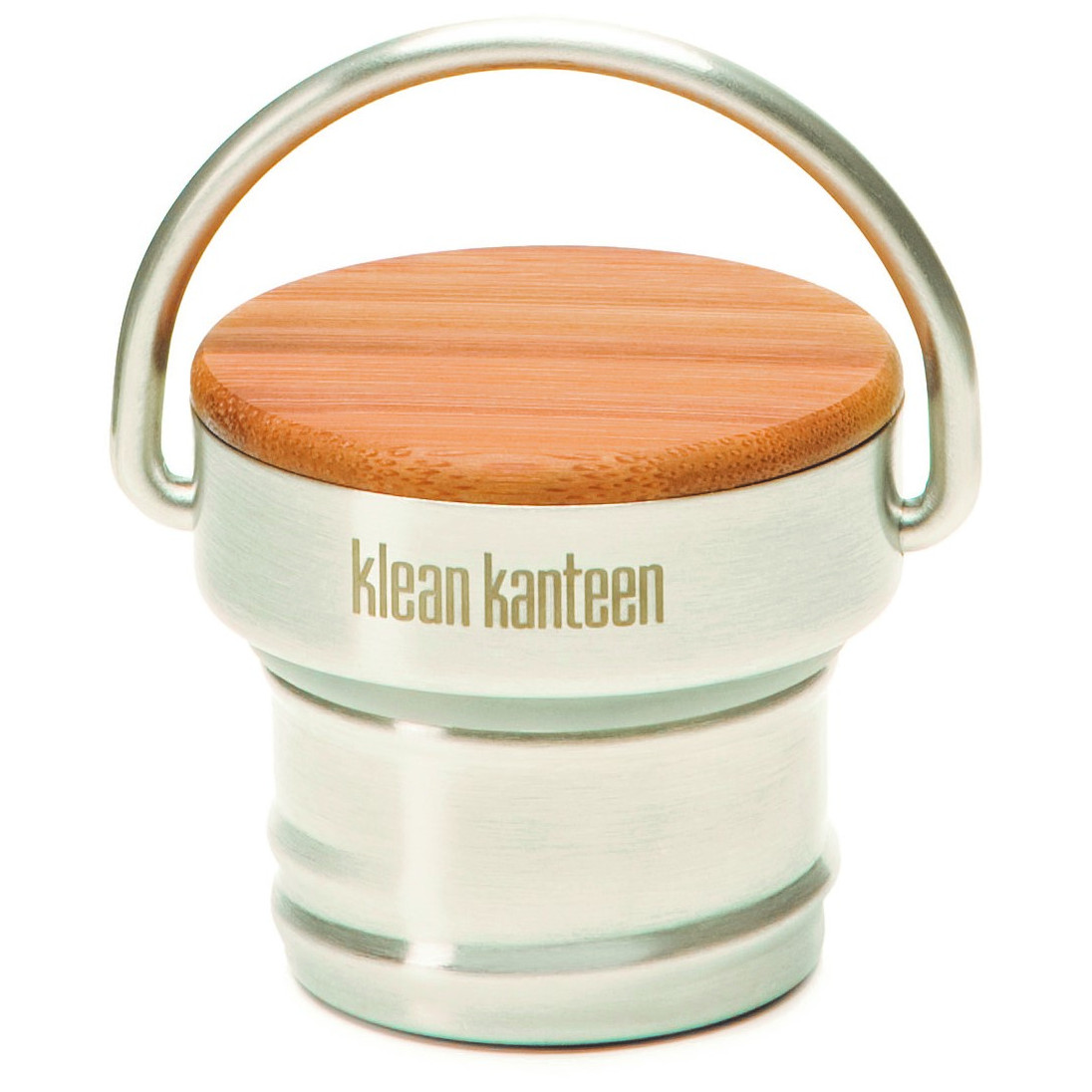 Náhradný uzáver Klean Kanteen Bamboo Cap Farba: strieborná