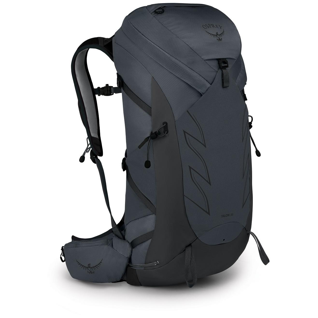 Pánsky batoh Osprey Talon 36 III Veľkosť chrbtovej časti batoha: S/M / Farba: sivá