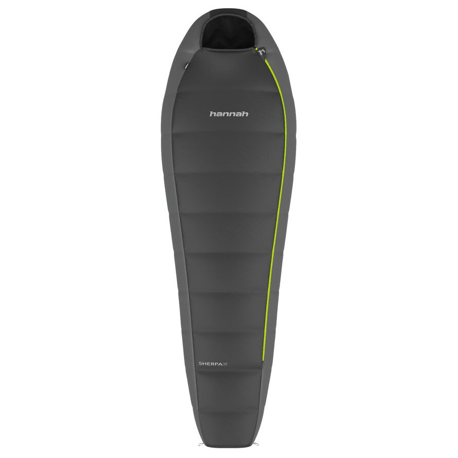 Trojsezónny spacák Hannah Sherpa 160 Mt-P 195 Zips: pravý / Farba: čierna/sivá