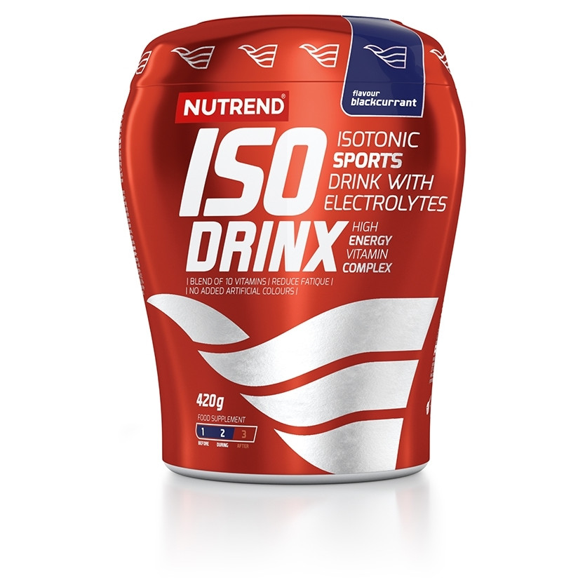 Energetický nápoj Nutrend Isodrinx 420g príchuť: čierne ríbezle