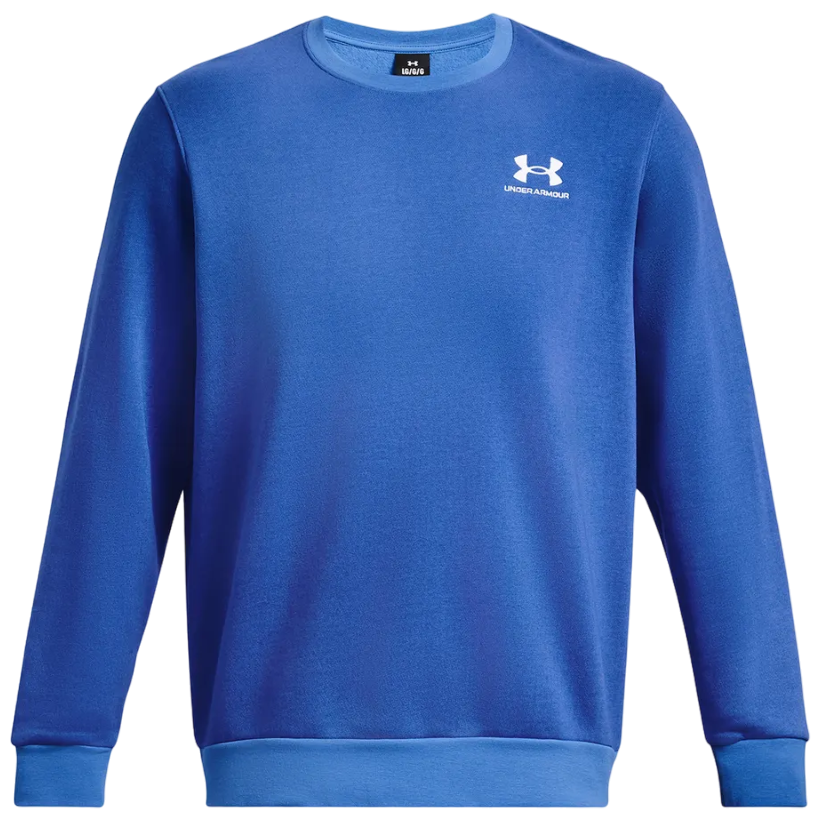 Pánska mikina Under Armour Essential Flc Novelty Crw Veľkosť: L / Farba: modrá