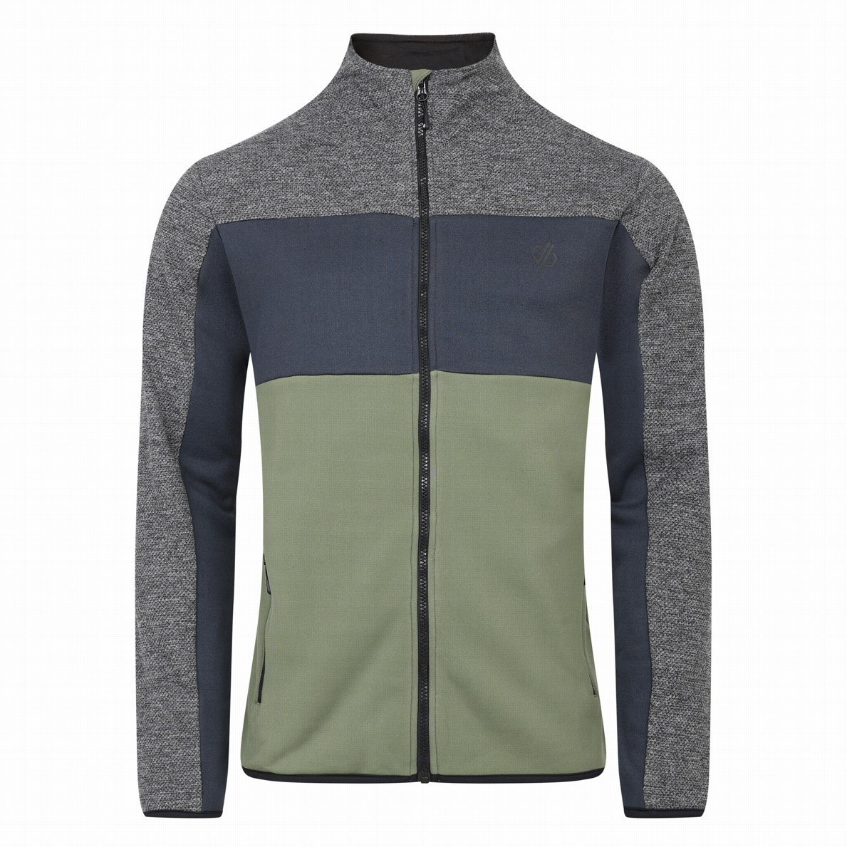 Pánska mikina Dare 2b Venture Fleece Veľkosť: S / Farba: sivá/zelená