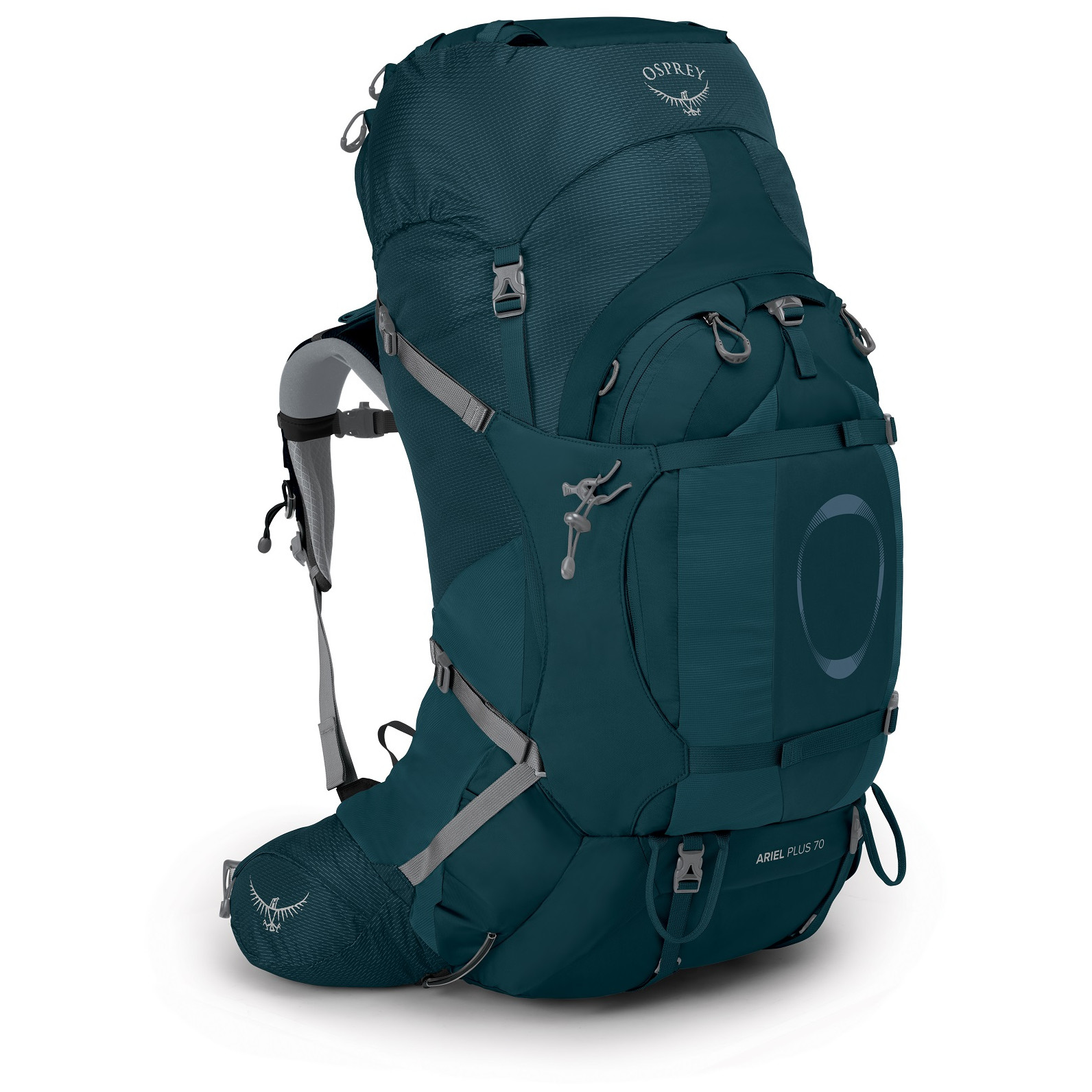 Batoh Osprey Ariel Plus 70 Veľkosť chrbtovej časti batoha: M/L / Farba: modrá