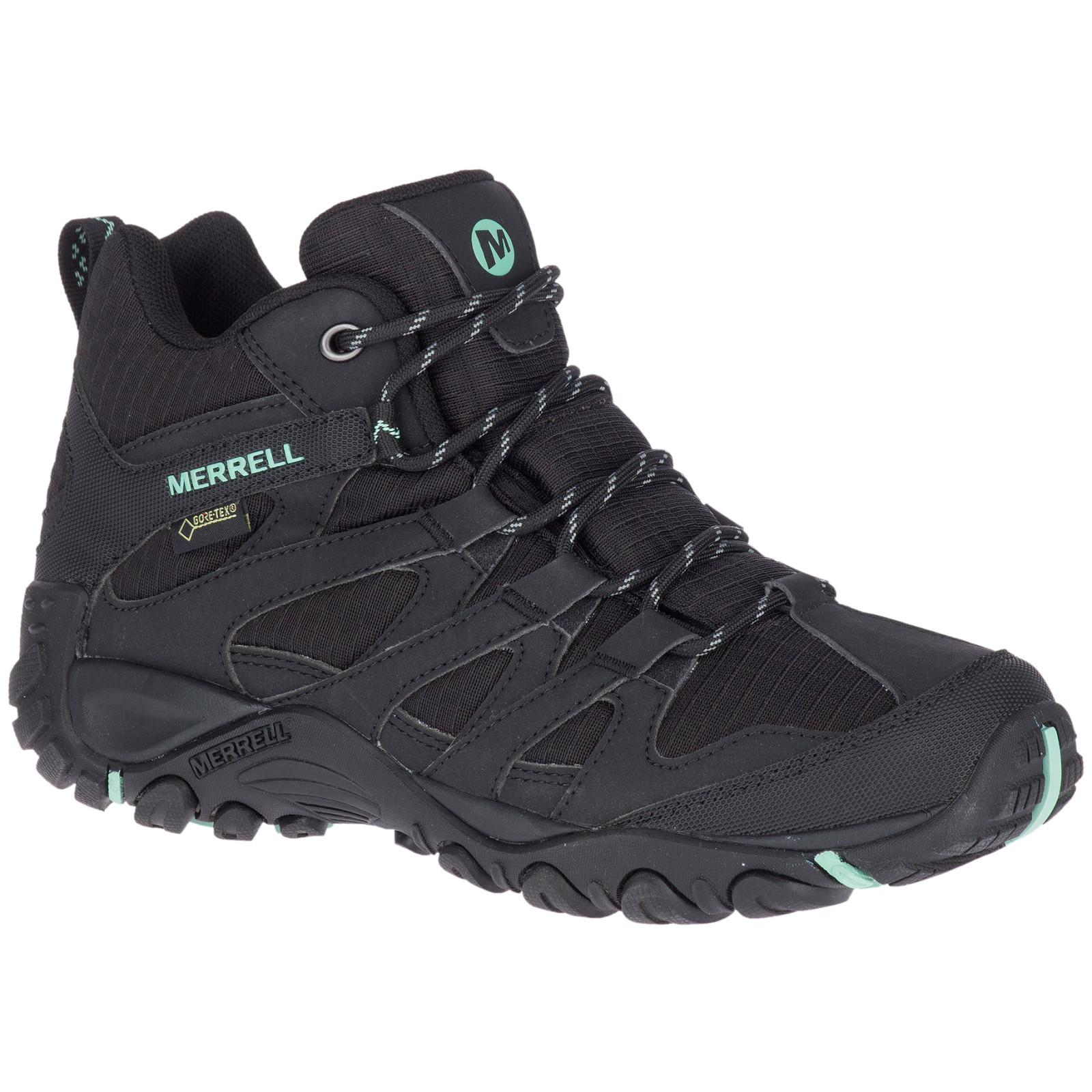 Dámske turistické topánky Merrell Claypool Sport Mid Gtx Veľkosť topánok (EU): 40 / Farba: čierna/mo...