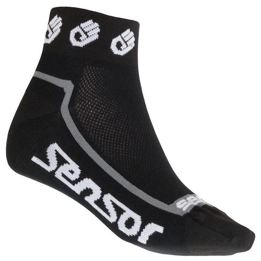 Ponožky Sensor Race Lite Small Hands Veľkosť ponožiek: 39-42 / Farba: čierna/biela