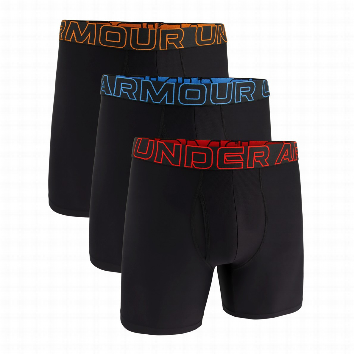 Pánske boxerky Under Armour Perf Tech 6in Veľkosť: S / Farba: čierna/červená