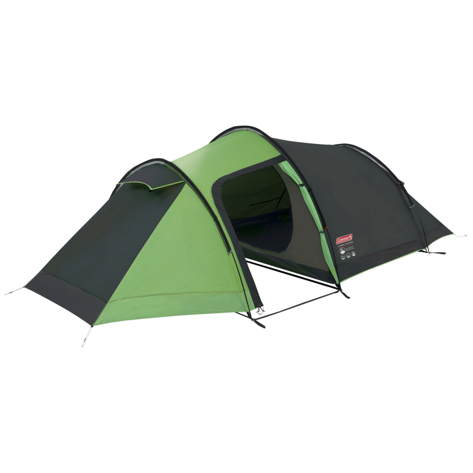 Turistický stan Coleman Laramie 3 BlackOut Farba: zelená/čierna