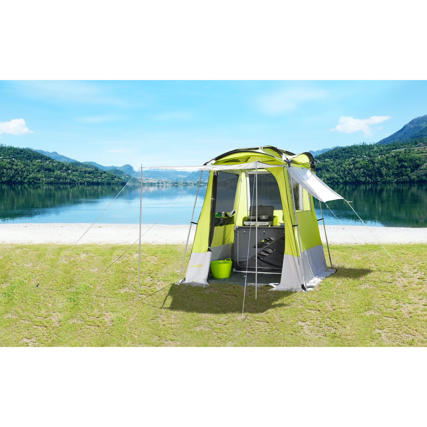 Úžitkový stan Brunner Chef II Outdoor Farba: svetlozelená