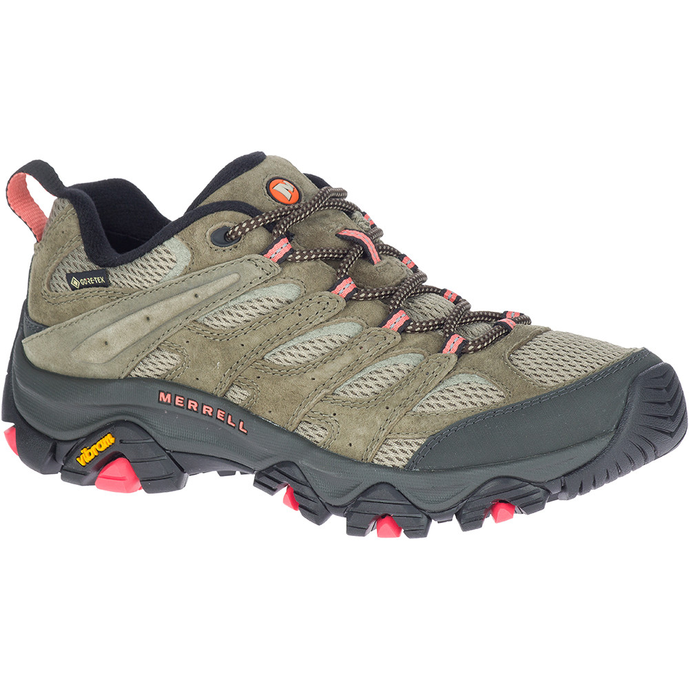 Dámske turistické topánky Merrell Moab 3 Gtx Veľkosť topánok (EU): 38,5 / Farba: zelená