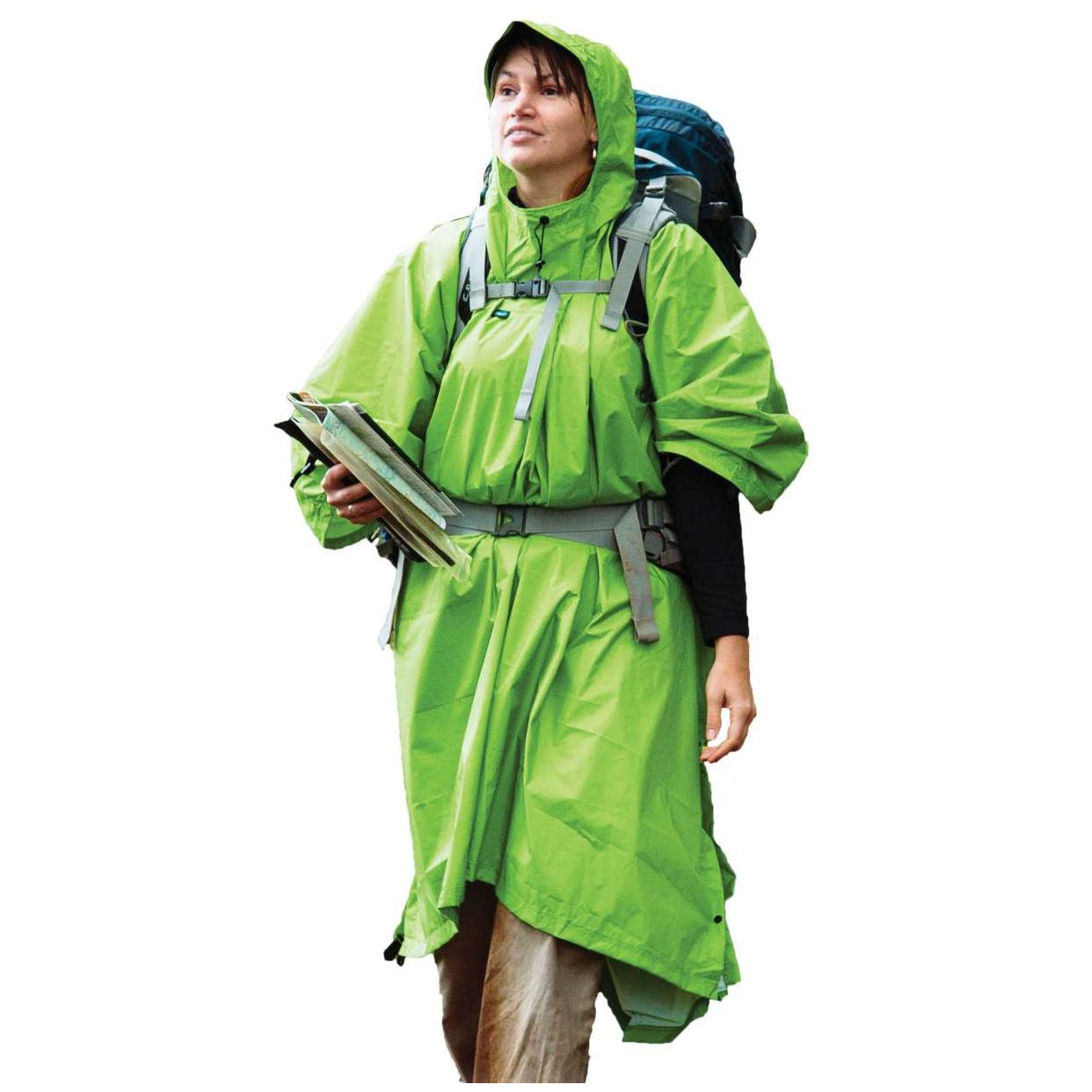 Pončo Sea to Summit 70D Tarp Poncho Farba: zelená