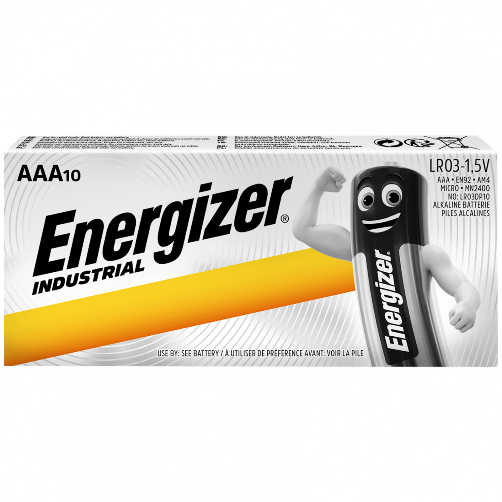 Batéria Energizer Industrial AAA/10 Farba: strieborná