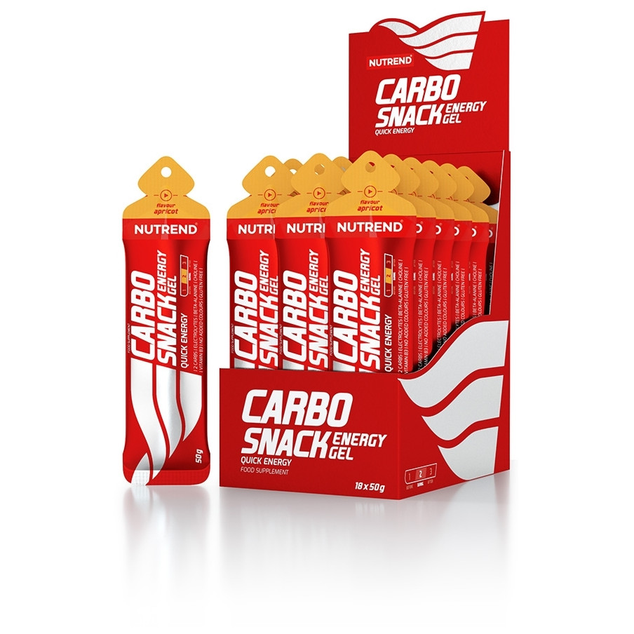 Energetický gél Nutrend Carbosnack sáčok príchuť: marhuľa