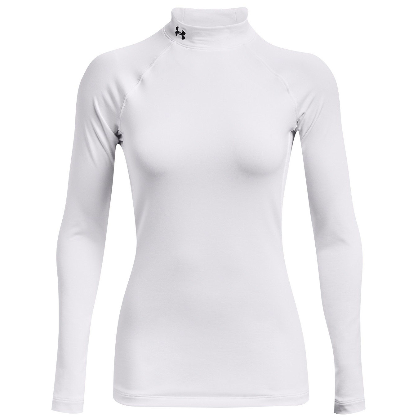 Dámske tričko Under Armour Authentics Mockneck Veľkosť: L / Farba: biela