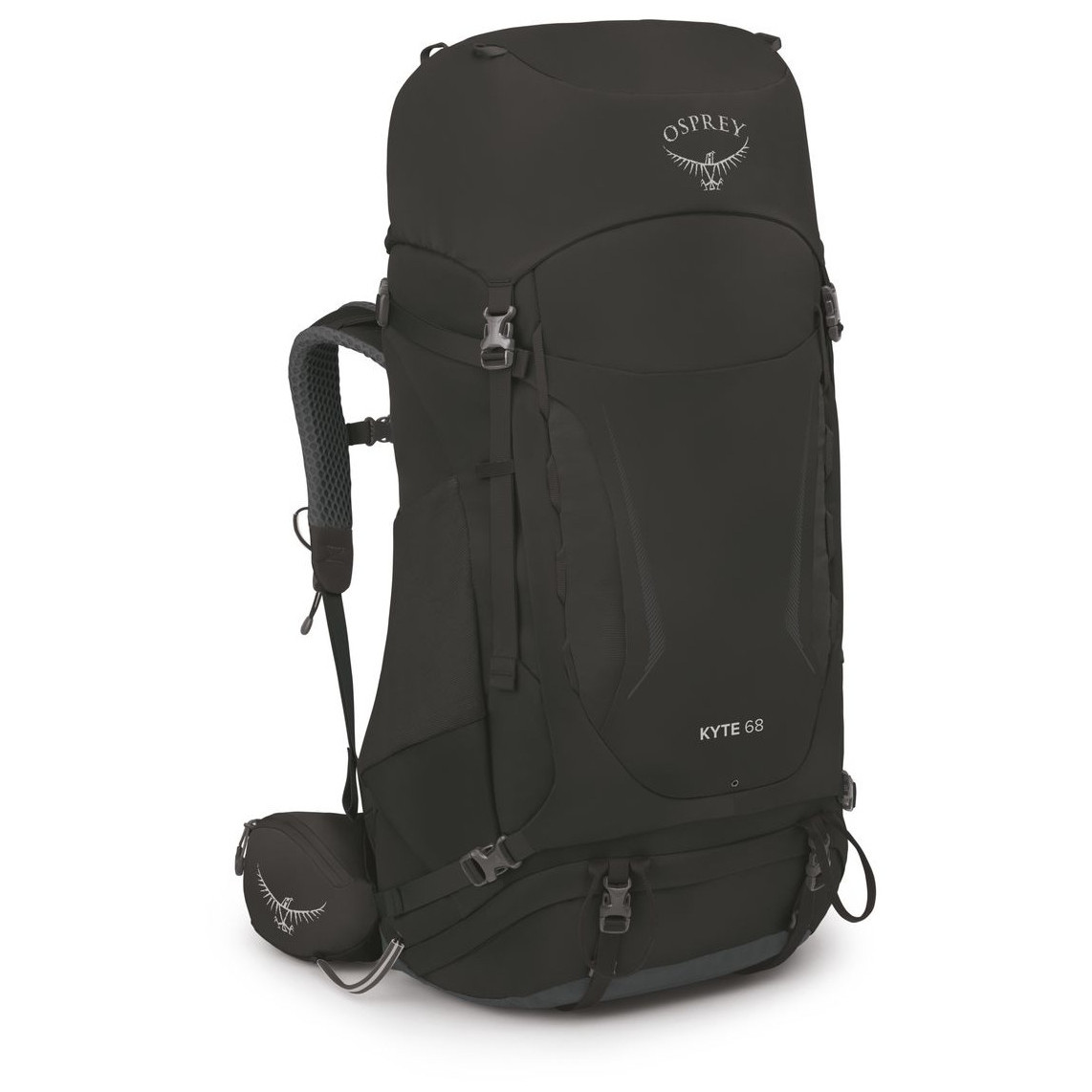 Dámsky turistický batoh Osprey Kyte 68 Veľkosť chrbtovej časti batoha: XS/S / Farba: čierna