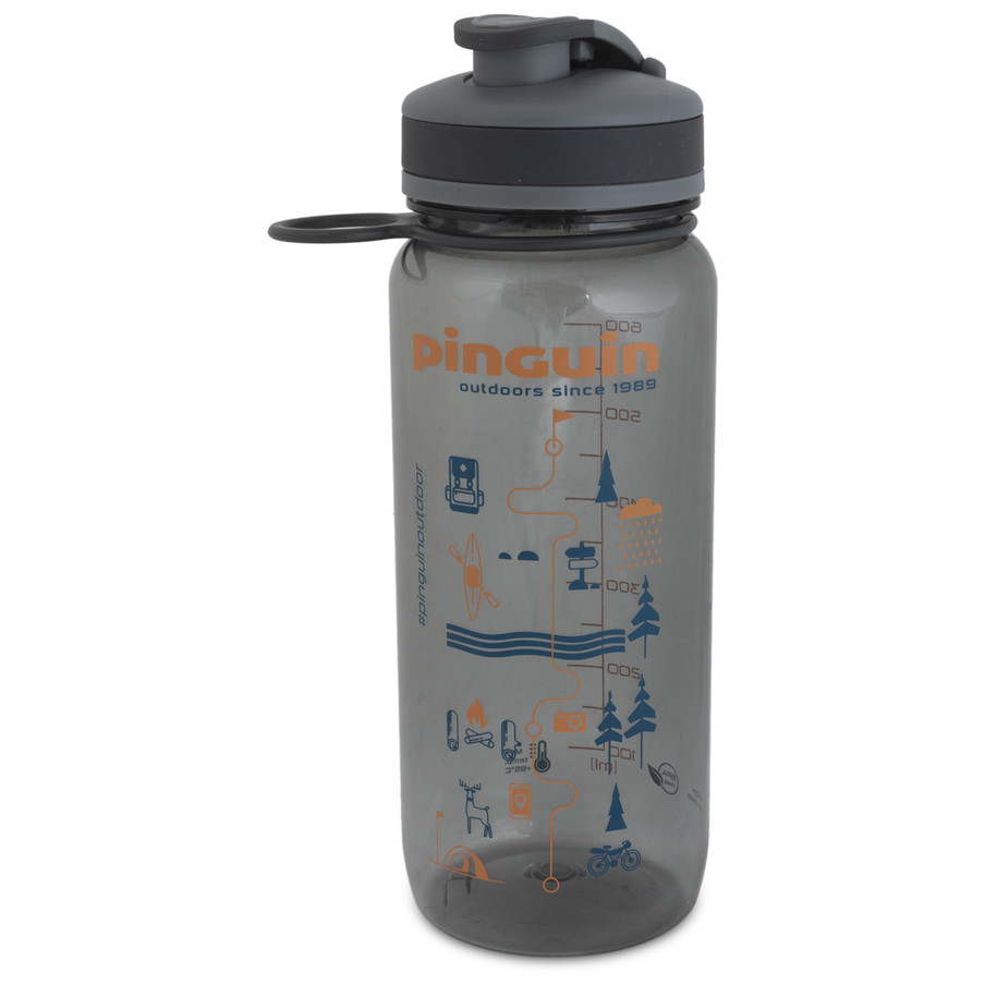 Fľaša Pinguin Tritan Sport 650 ml Farba: sivá