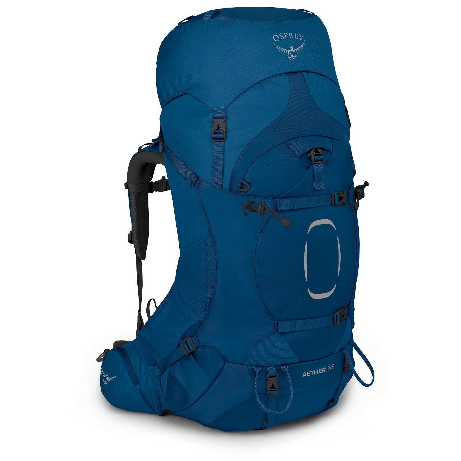 Batoh Osprey Aether 65 II Veľkosť chrbtovej časti batoha: L/XL / Farba: modrá
