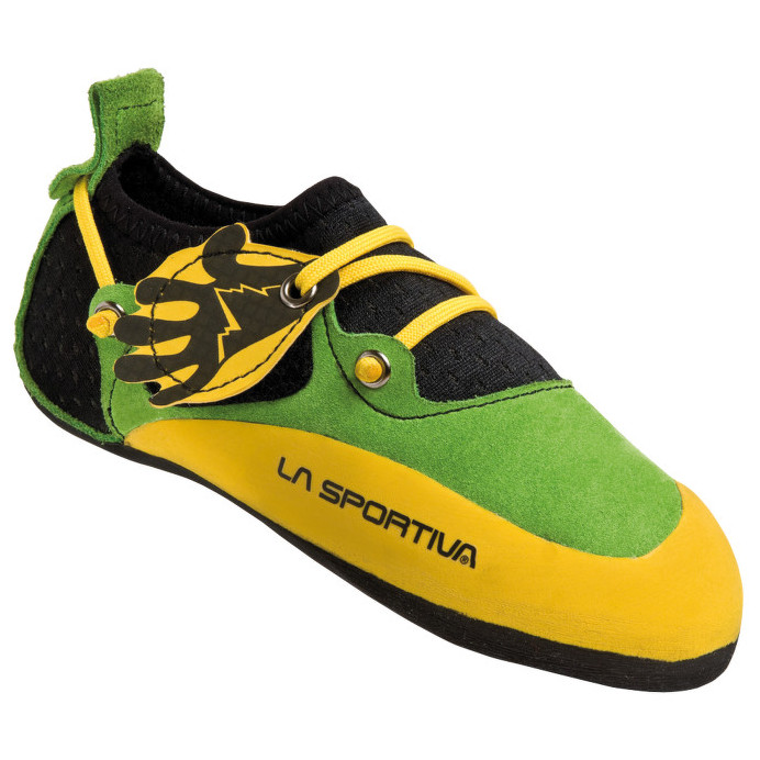 Detské lezečky La Sportiva Stickit Veľkosť topánok (EU): 28 / Farba: žltá/zelená