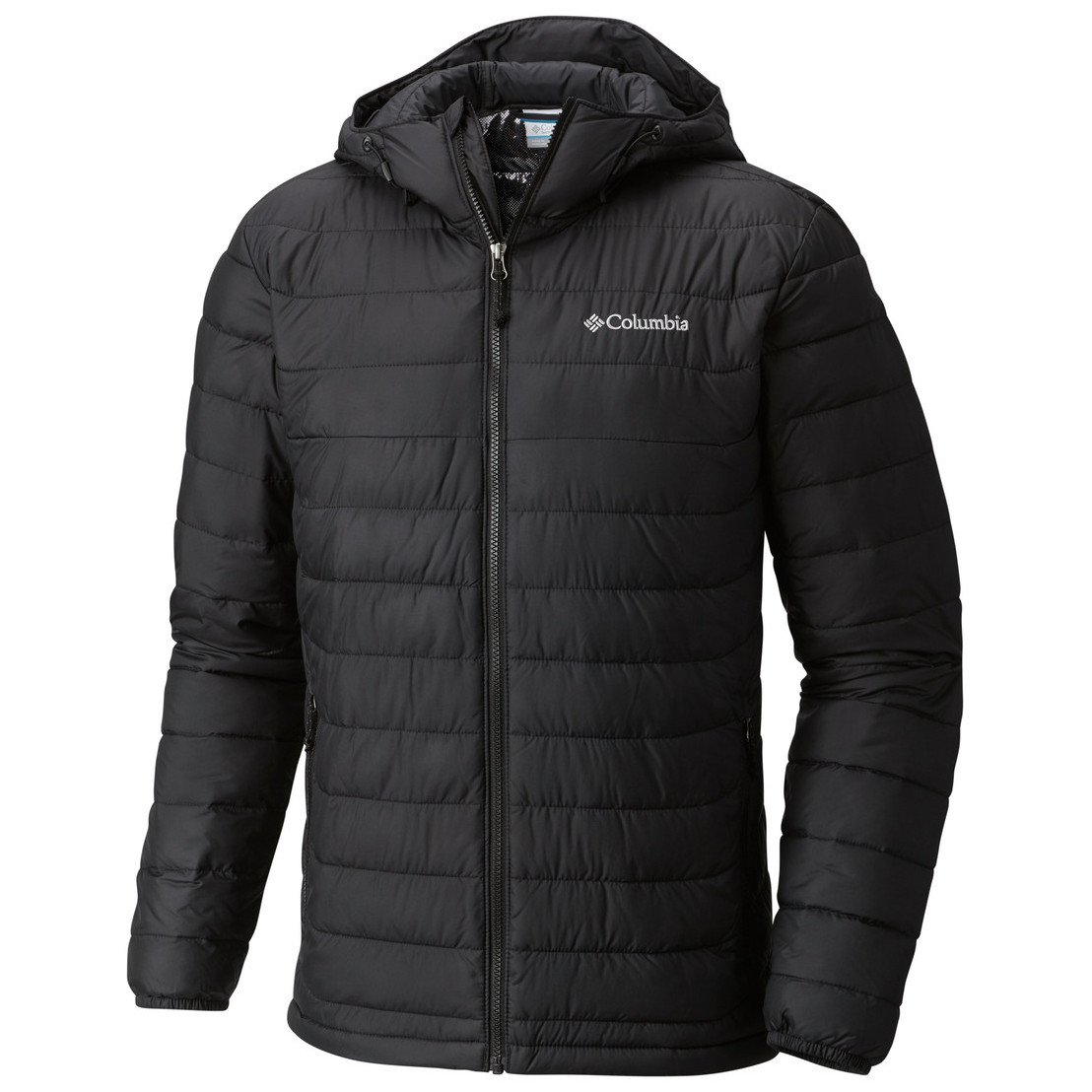 Pánska bunda Columbia Powder Lite™ II Hooded Jacket Veľkosť: M / Farba: čierna