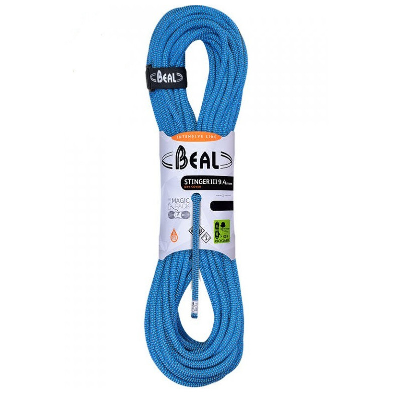 Lezecké lano Beal Stinger 9.4 mm (60 m) Farba: modrá