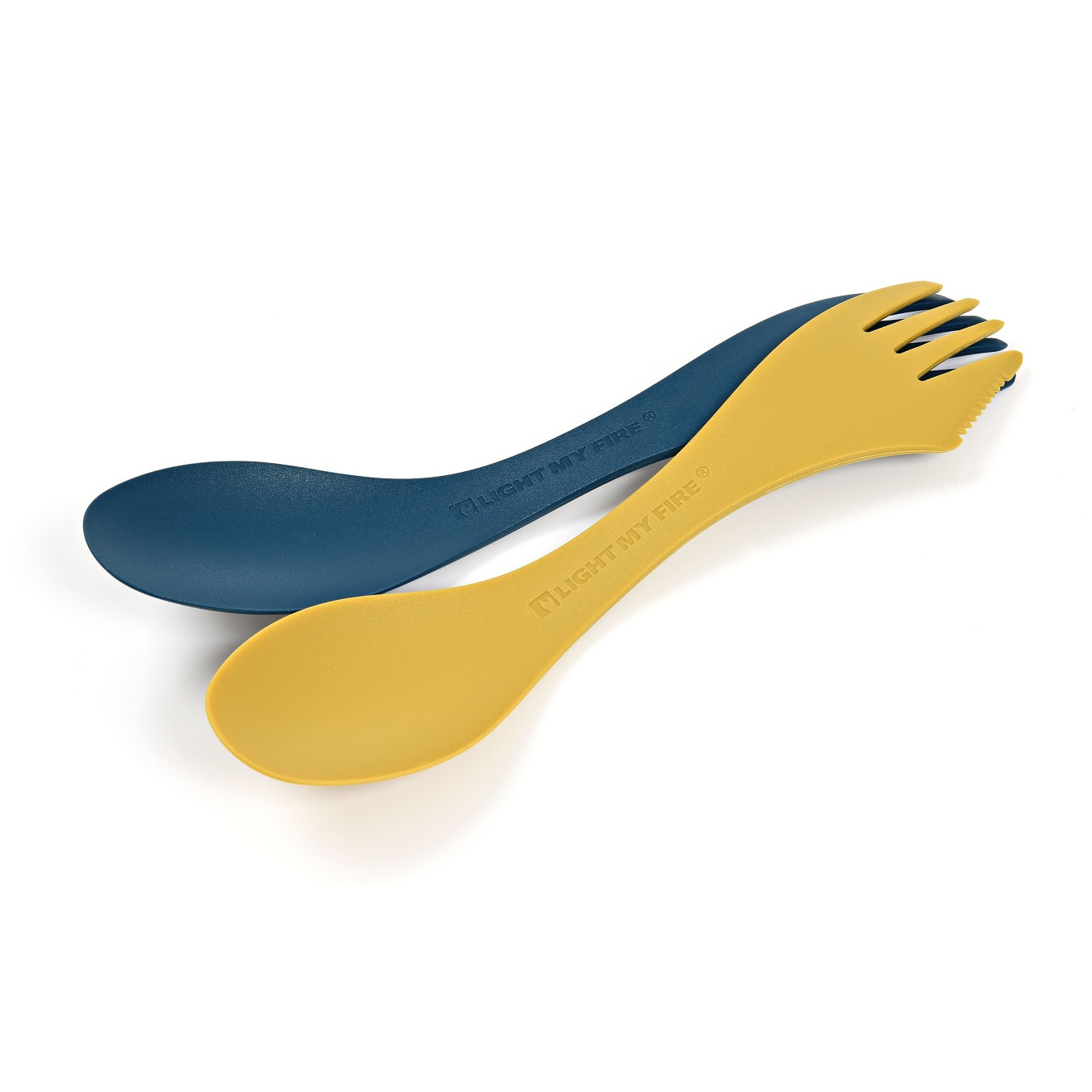 Príbor Light My Fire Spork Medium 2-pack Farba: modrá/žltá