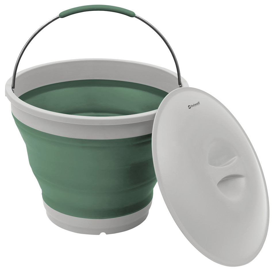 Vedro Outwell Collaps Bucket Farba: tmavozelená