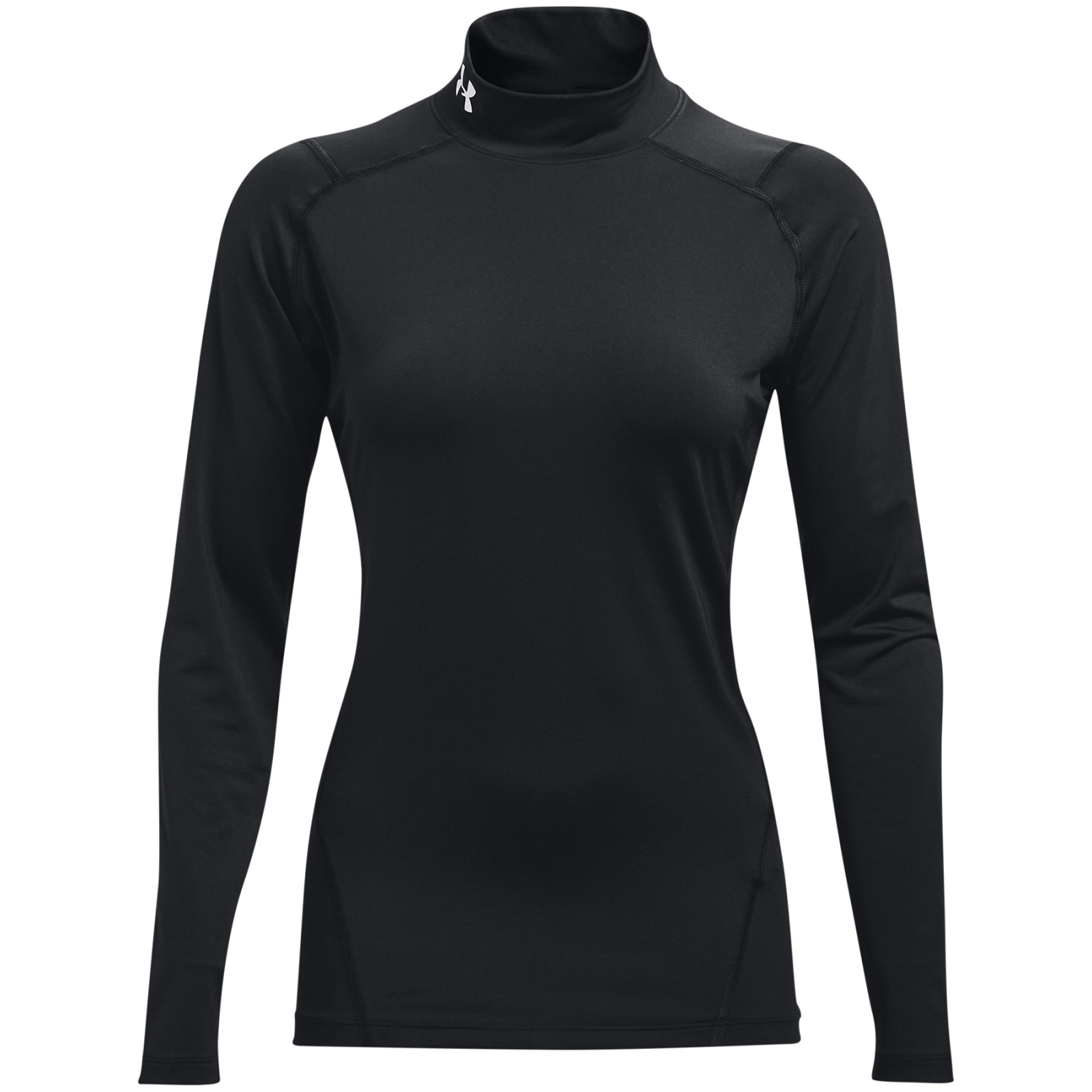Pánske tričko Under Armour HG Armour Comp Mock LS Veľkosť: L / Farba: čierna