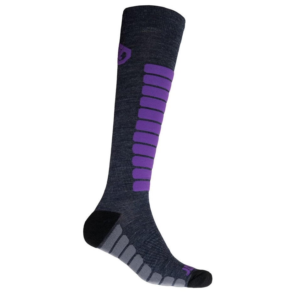 Podkolienky Sensor Zero Merino Veľkosť ponožiek: 35-38 / Farba: sivá/fialová
