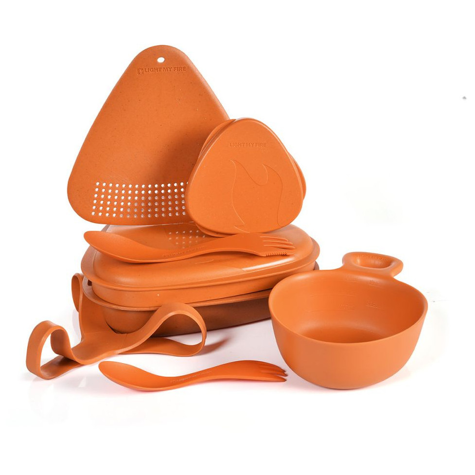 Sada riadov Light My Fire Outdoor MealKit Farba: oranžová