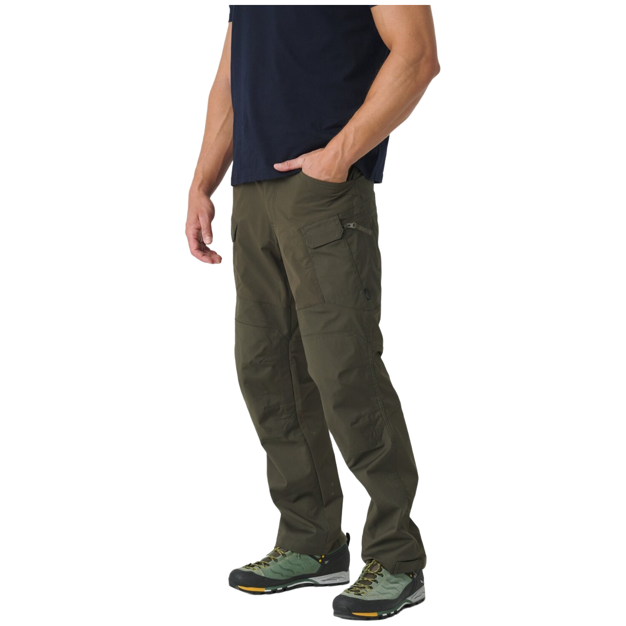Pánske nohavice Helikon-Tex Hybrid Outback Pants® - Duracanvas® Veľkosť: M / Farba: zelená