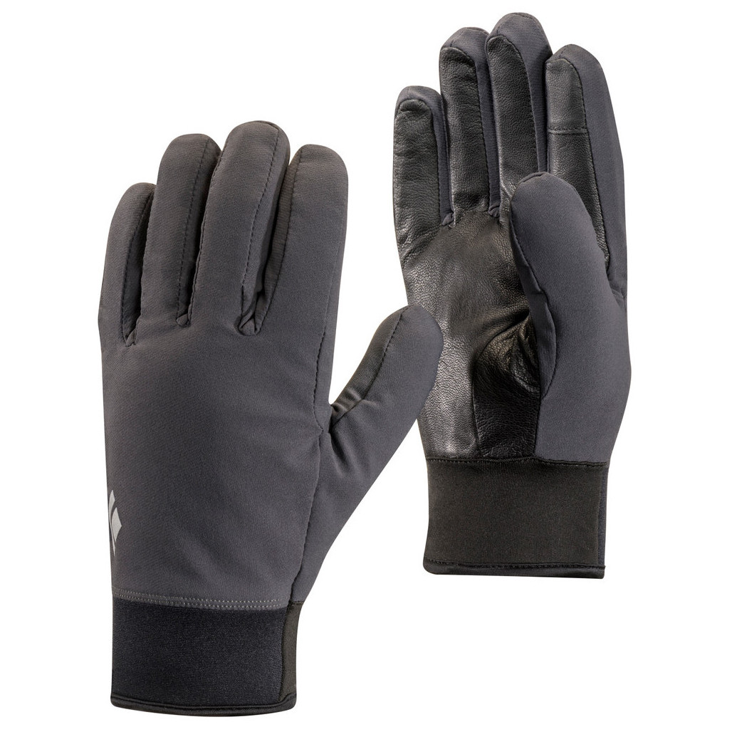Rukavice Black Diamond Midweight Softshell Gloves Veľkosť rukavíc: S / Farba: sivá