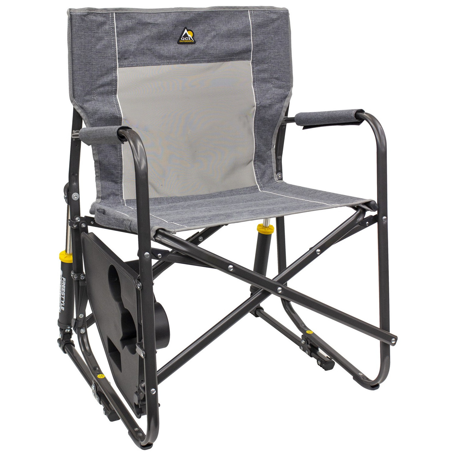 Stolička GCI Freestyle Rocker with Side Table Farba: sivá