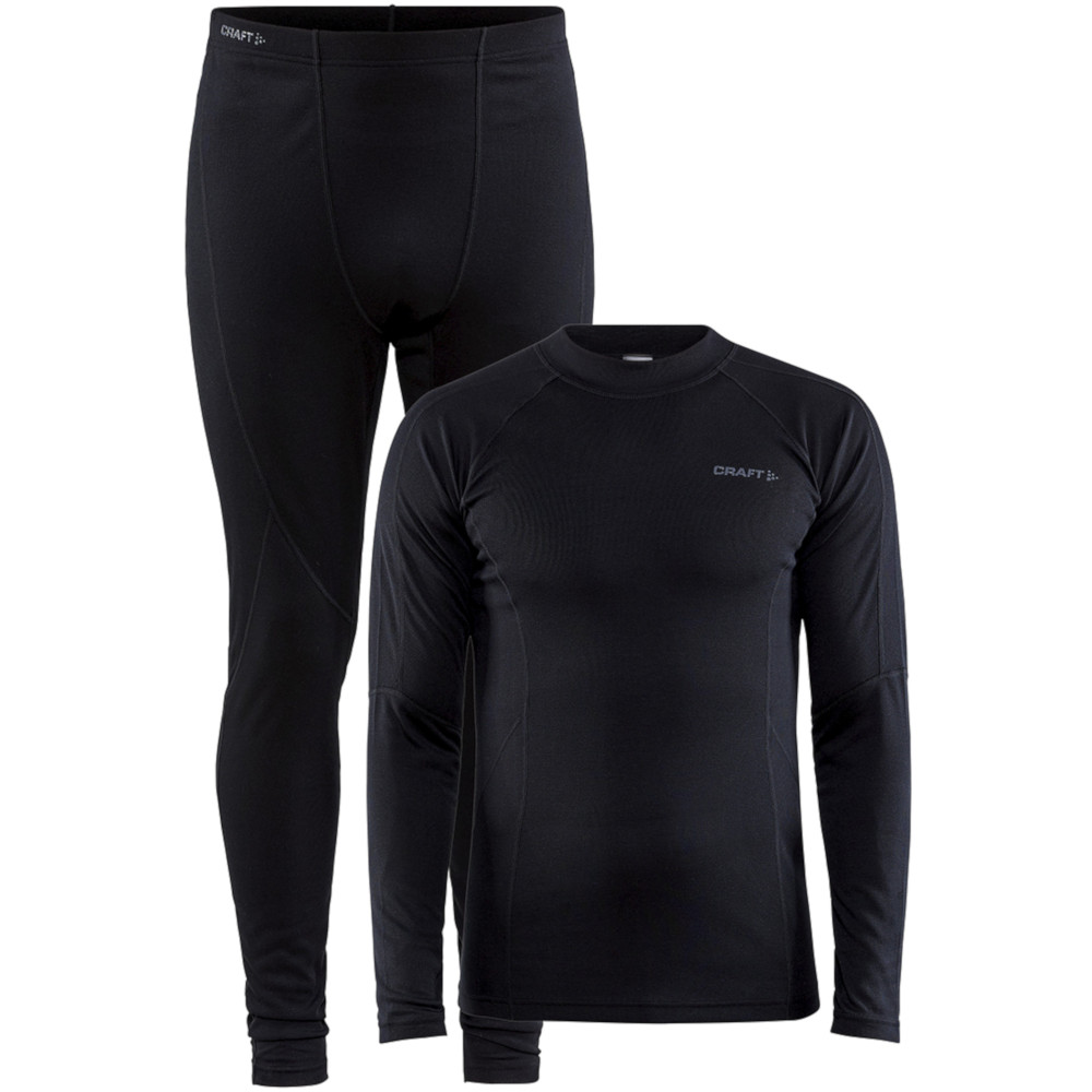 Pánsky set Craft Core Warm Baselayer Veľkosť: L / Farba: čierna