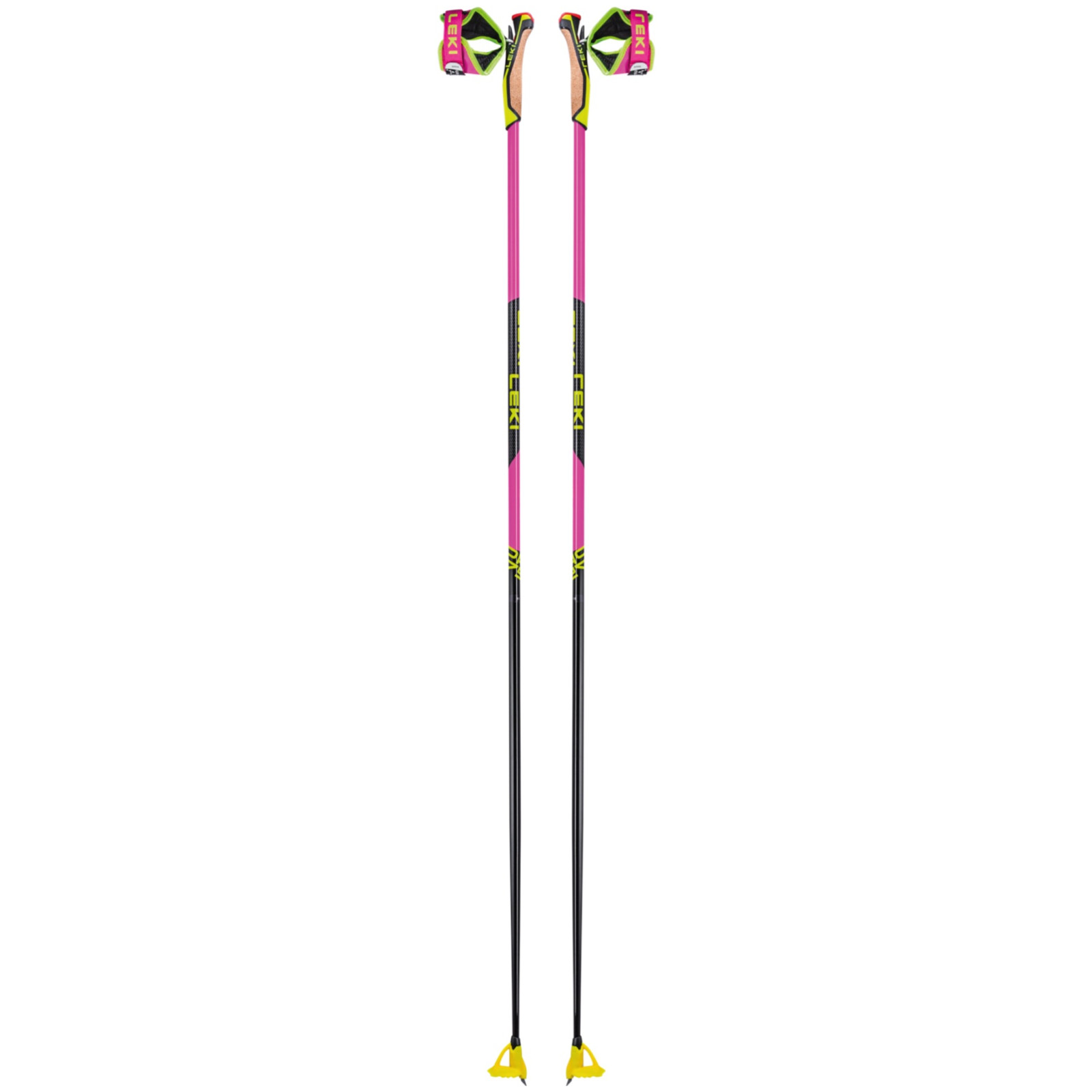 Bežecké palice Leki PRC 750 Dĺžka palice: 150 cm / Farba: čierna/ružová