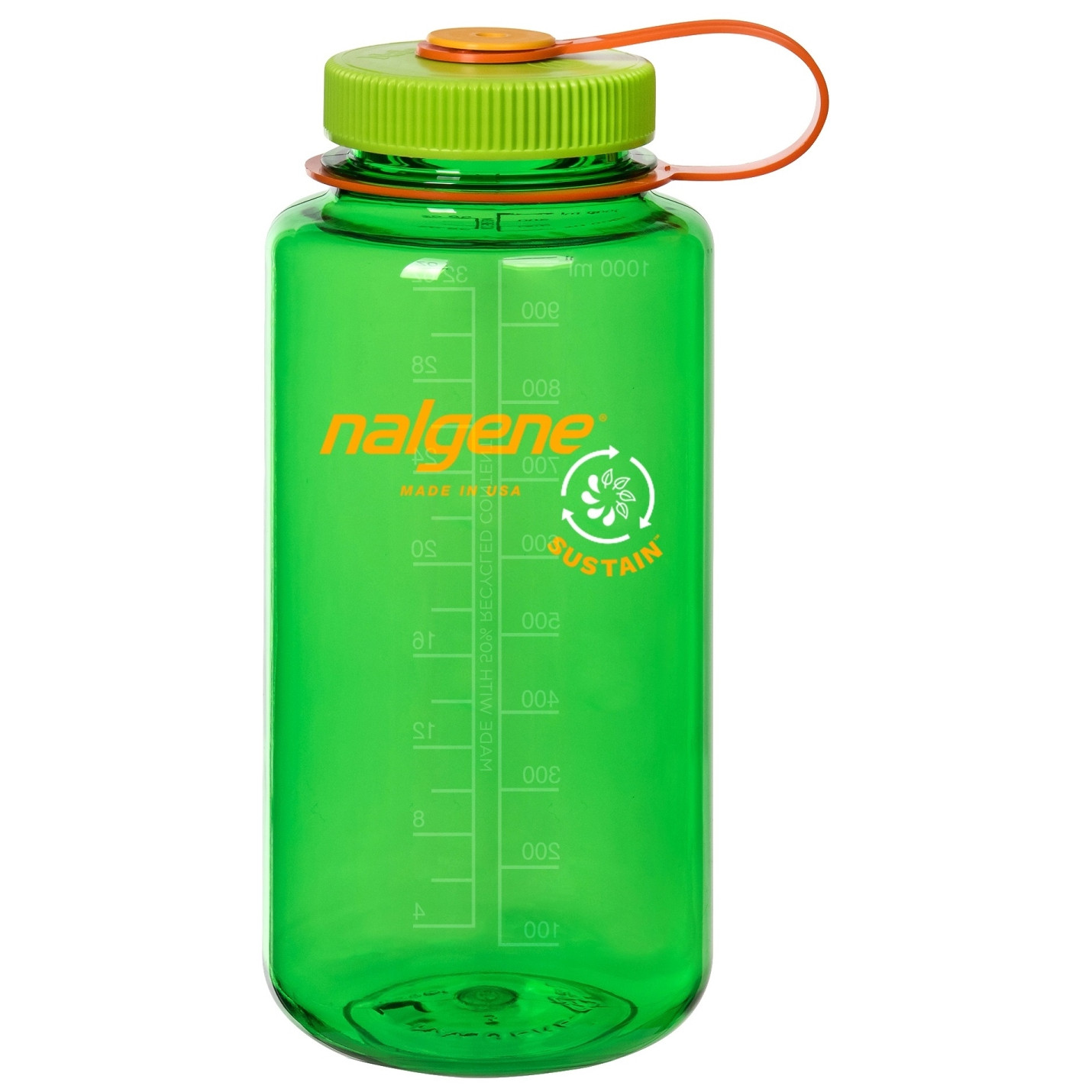 Fľaša Nalgene Wide Mouth Sustain 1l Farba: zelená