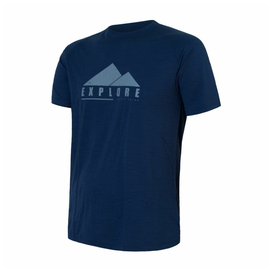 Pánske tričko Sensor Merino Air Pt Explore Veľkosť: L / Farba: tmavomodrá