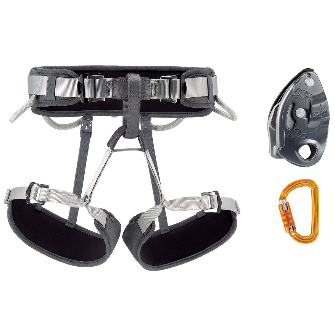 Lezecký set Petzl Kit Corax GriGri Sm´D Veľkosť: 1 / Farba: sivá