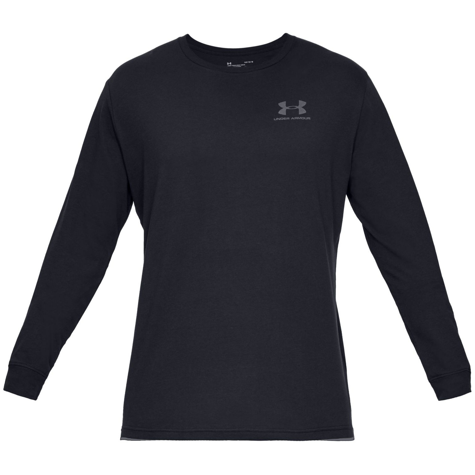 Tričko Under Armour Sportstyle Left Chest LS Veľkosť: M / Farba: čierna