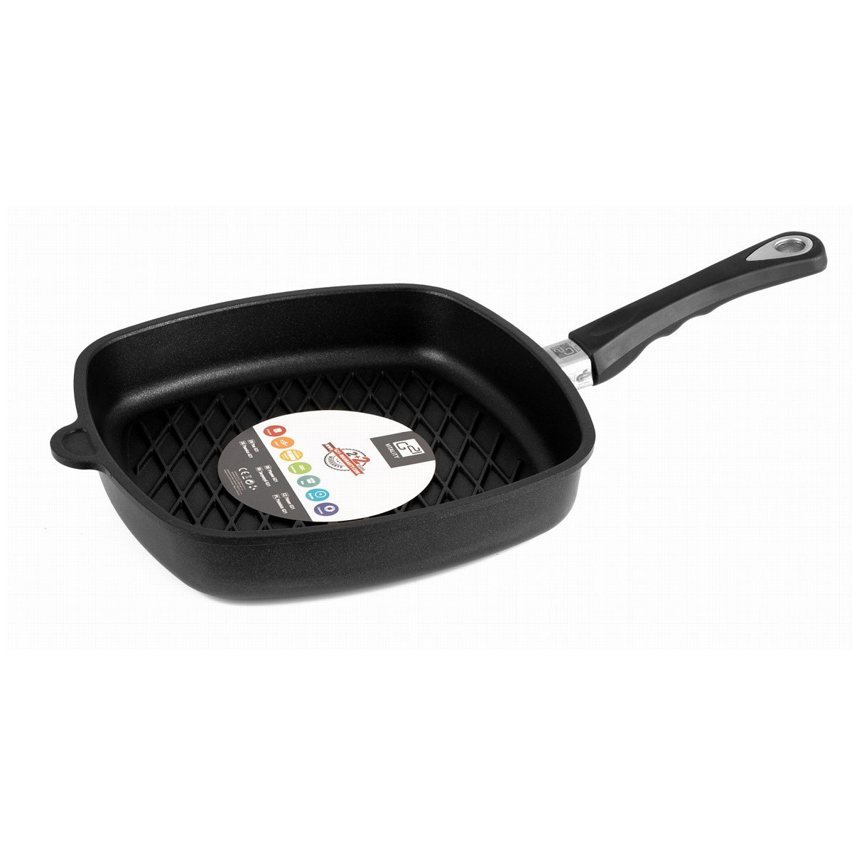 Grilovacia panvica G21 BBQ 28 cm Farba: čierna