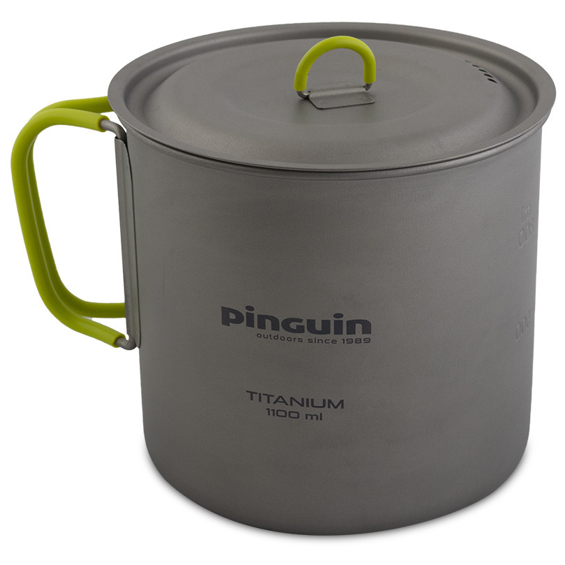 Titánový hrniec Pinguin Mug Titan 1100 ml Farba: sivá