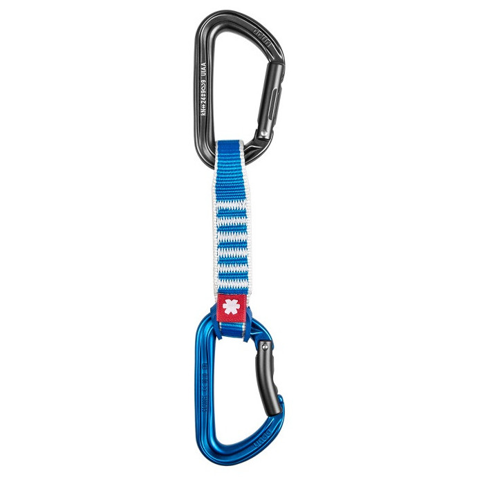 Sada expresiek Ocún HAWK QD ZOOM PA 15/22 mm 12 cm 6-pack Farba: svetlomodrá