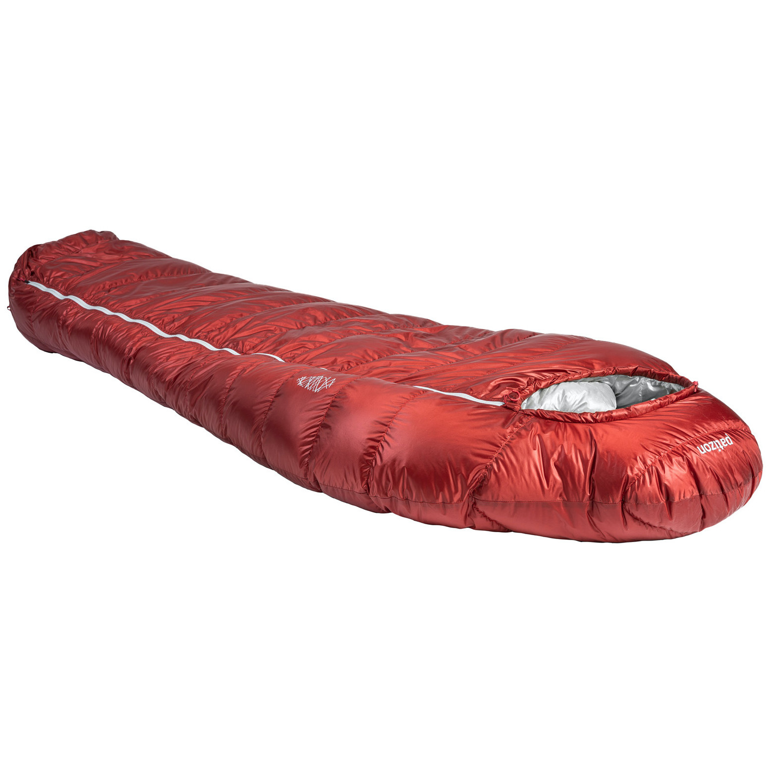 Páperový spacák Patizon DPRO 890 L (186-200 cm) Zips: ľavý / Farba: červená