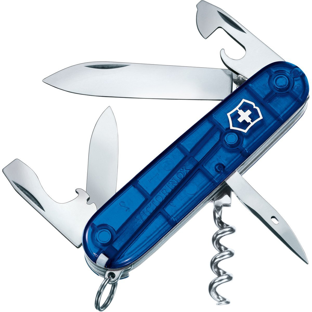 Vreckový nôž Victorinox Spartan Farba: modrá transparentná