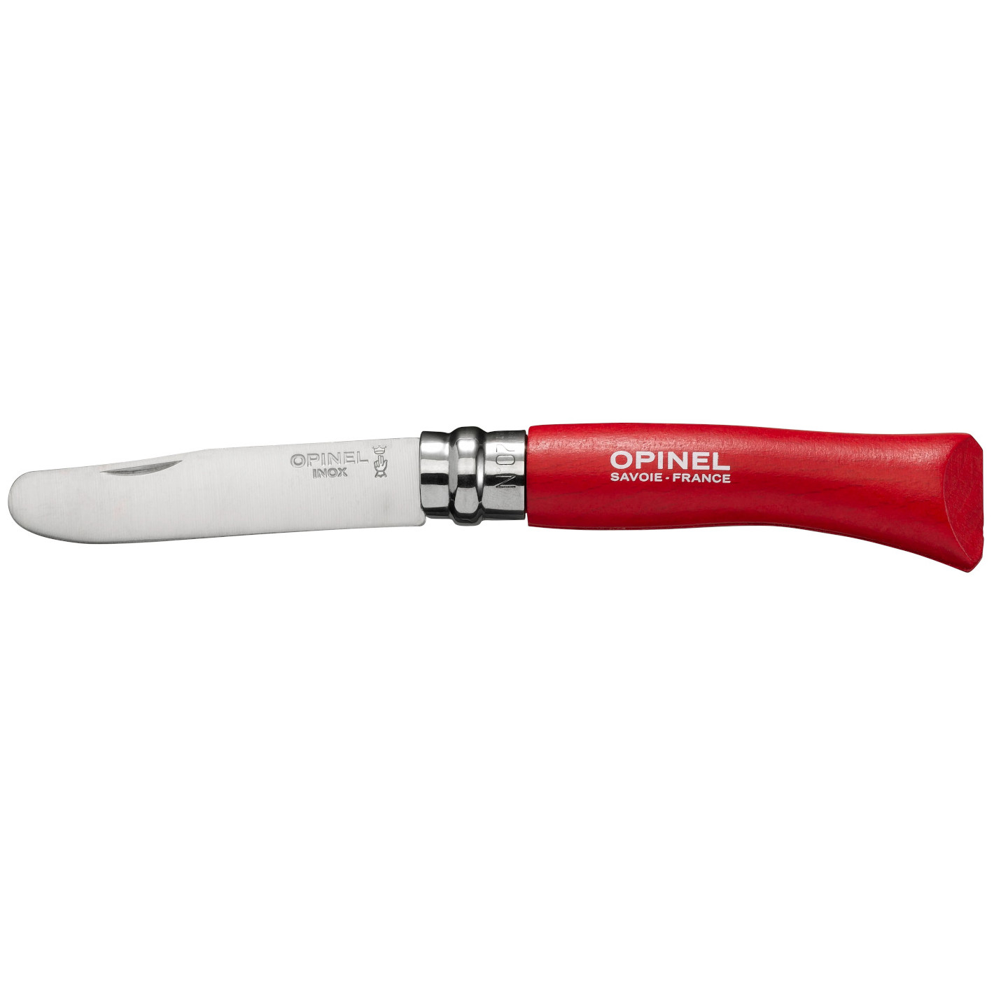 Zatvárací nôž Opinel VR No.07 My first Opinel farebný Farba: červená