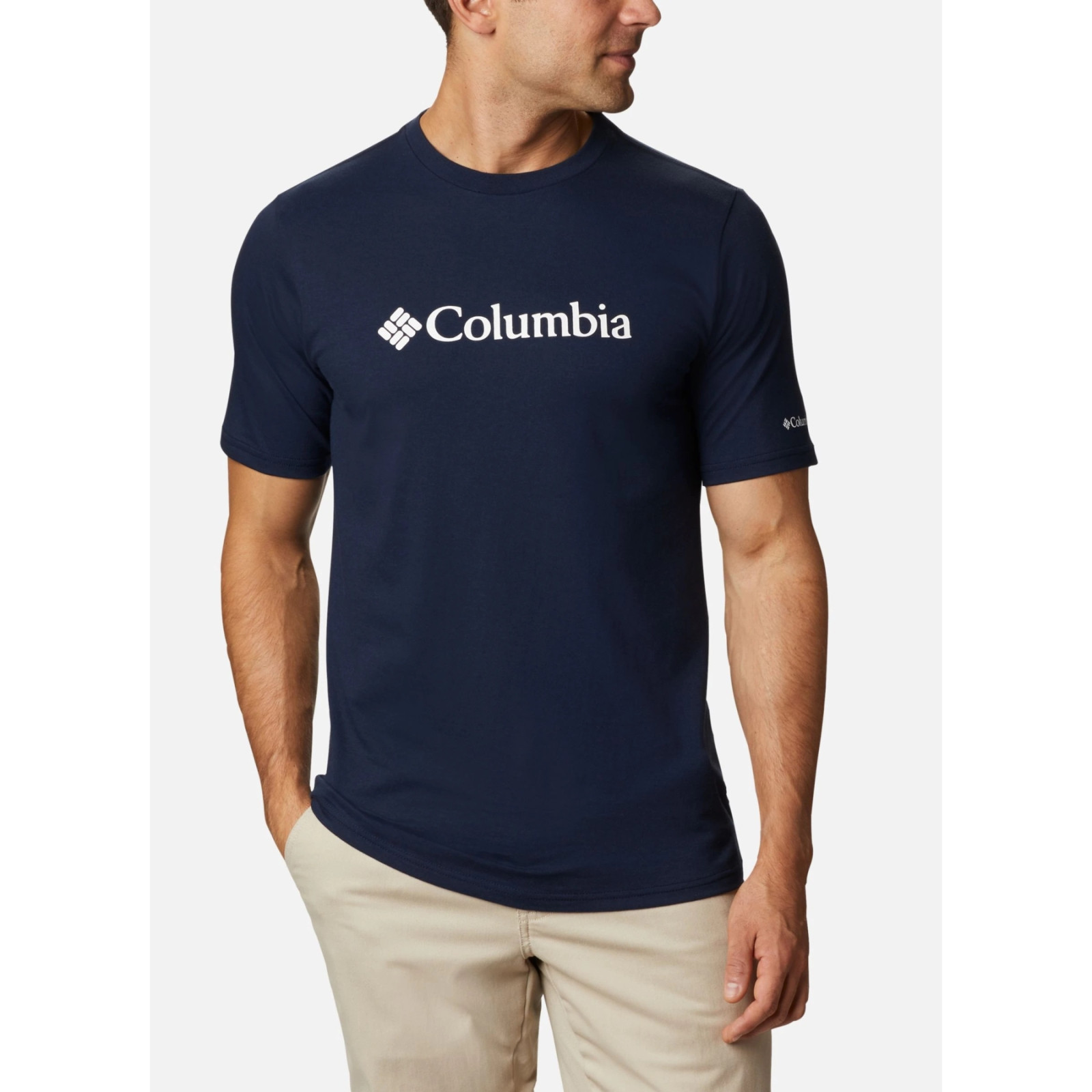 Pánske tričko Columbia CSC Basic Logo Tee Veľkosť: M / Farba: modrá
