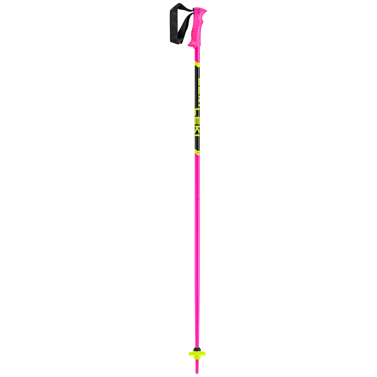 Lyžiarske palice Leki Racing Kids Dĺžka palice: 95 cm / Farba: ružová/žltá