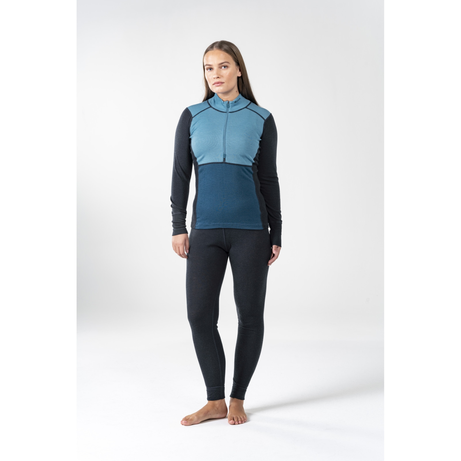 Dámske Funkčné Tričko Devold Lauparen Merino 190 Zip Neck Wmn | 4camping.sk