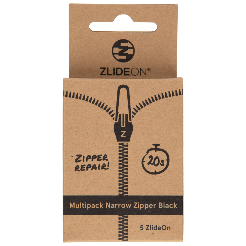 Náhradný zips ZlideOn Multipack Narrow Zipper Farba: strieborná